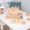 Wooden Building Gem Blocks