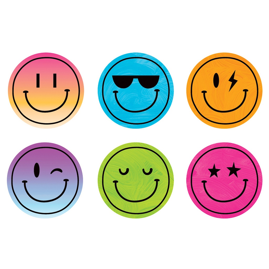 Brights 4Ever Smiley Faces Stickers 1,440ct