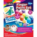 8 Color Washable Finger Paints Set