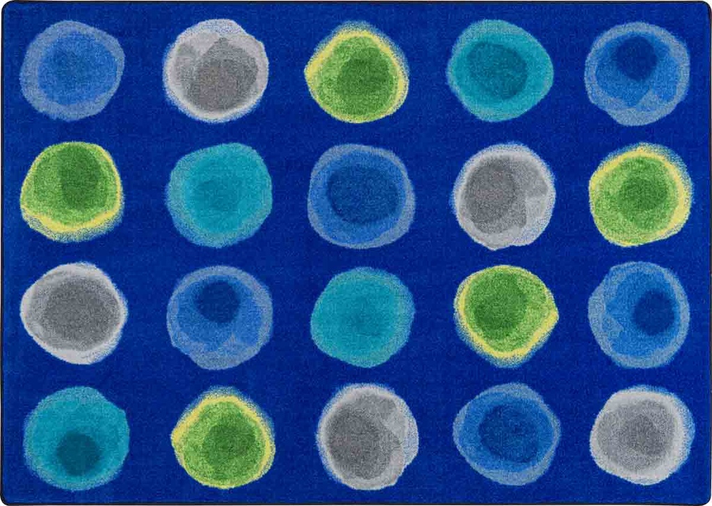 Watercolor Spots Area Rug