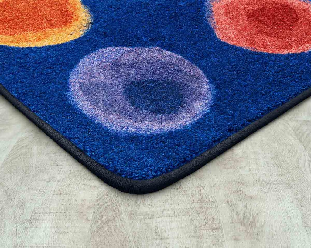 Watercolor Spots Area Rug