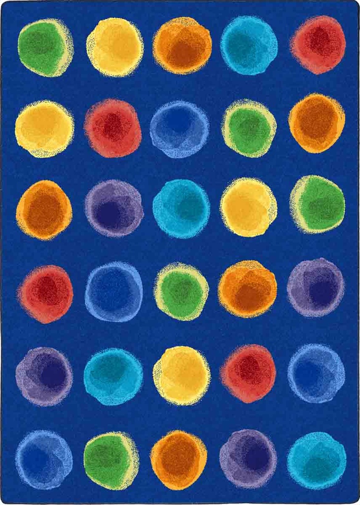 Watercolor Spots Area Rug