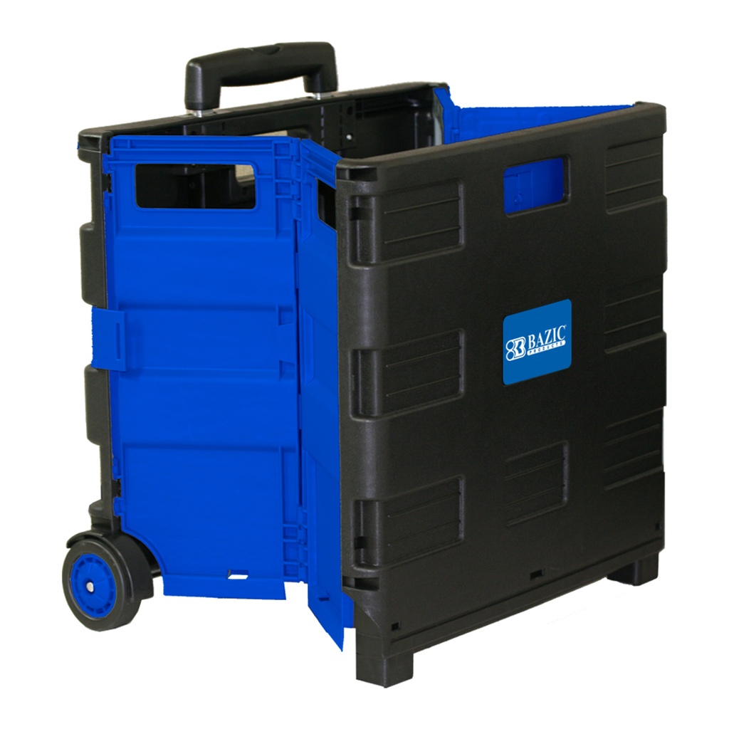 Folding Cart on Wheels w/Lid Cover