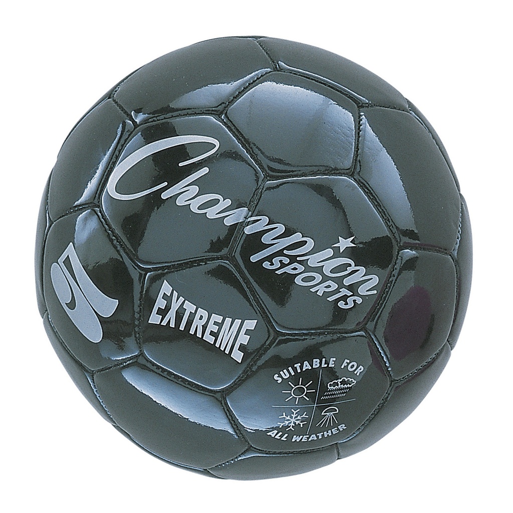 Black Extreme Size 5 Soccer Balls 2ct
