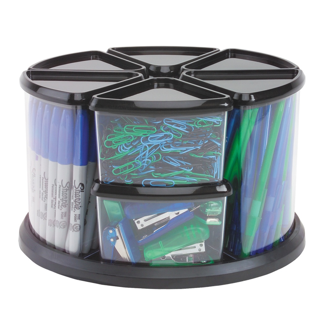 Carousel Rotating Organizer, 9-Bin