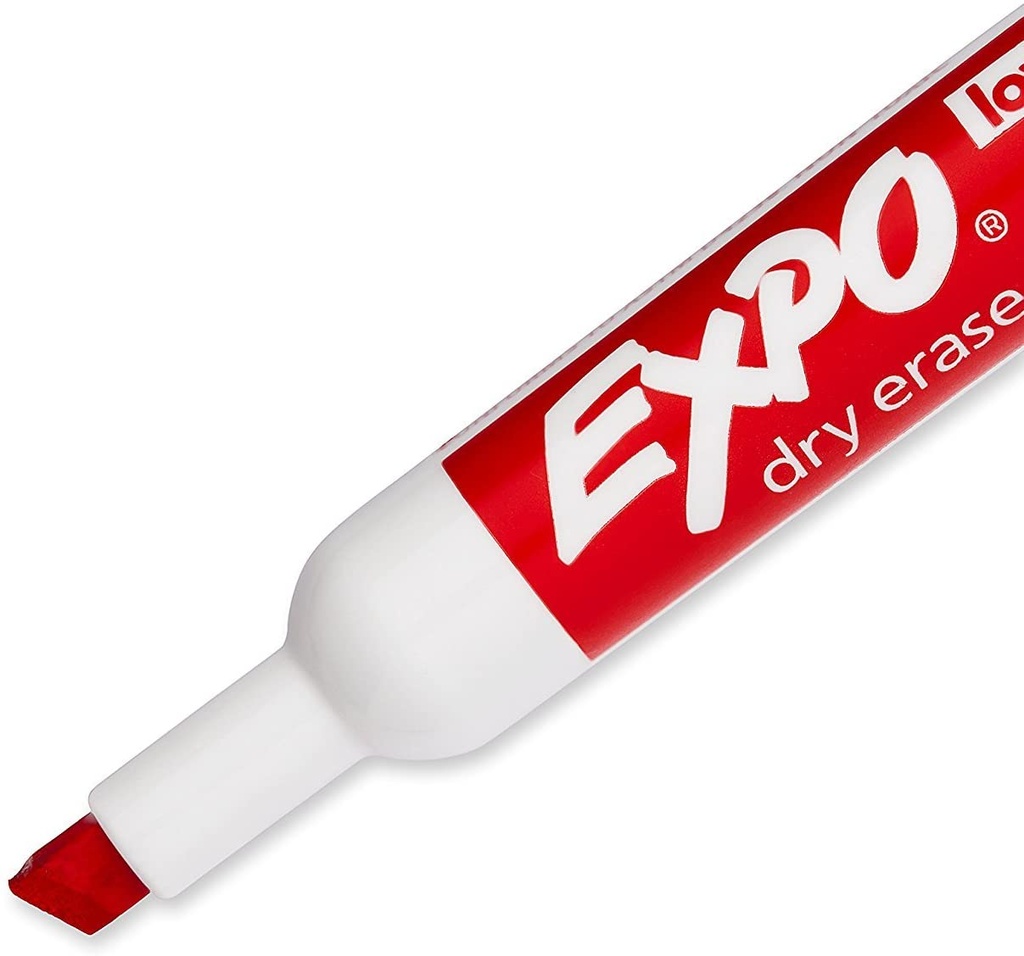 Red Chisel Tip Expo2 Dry Erase Marker   Each