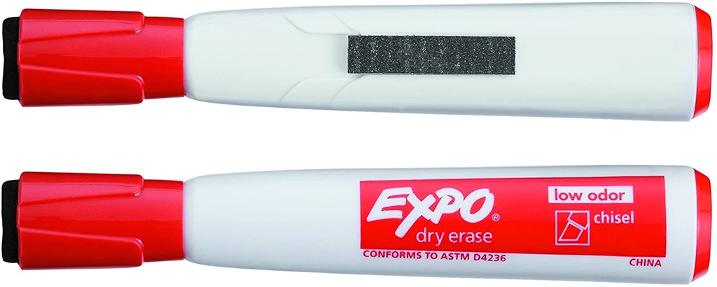 8 Color Chisel Tip Expo Magnetic Dry Erase Markers