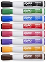 8 Color Chisel Tip Expo Magnetic Dry Erase Markers