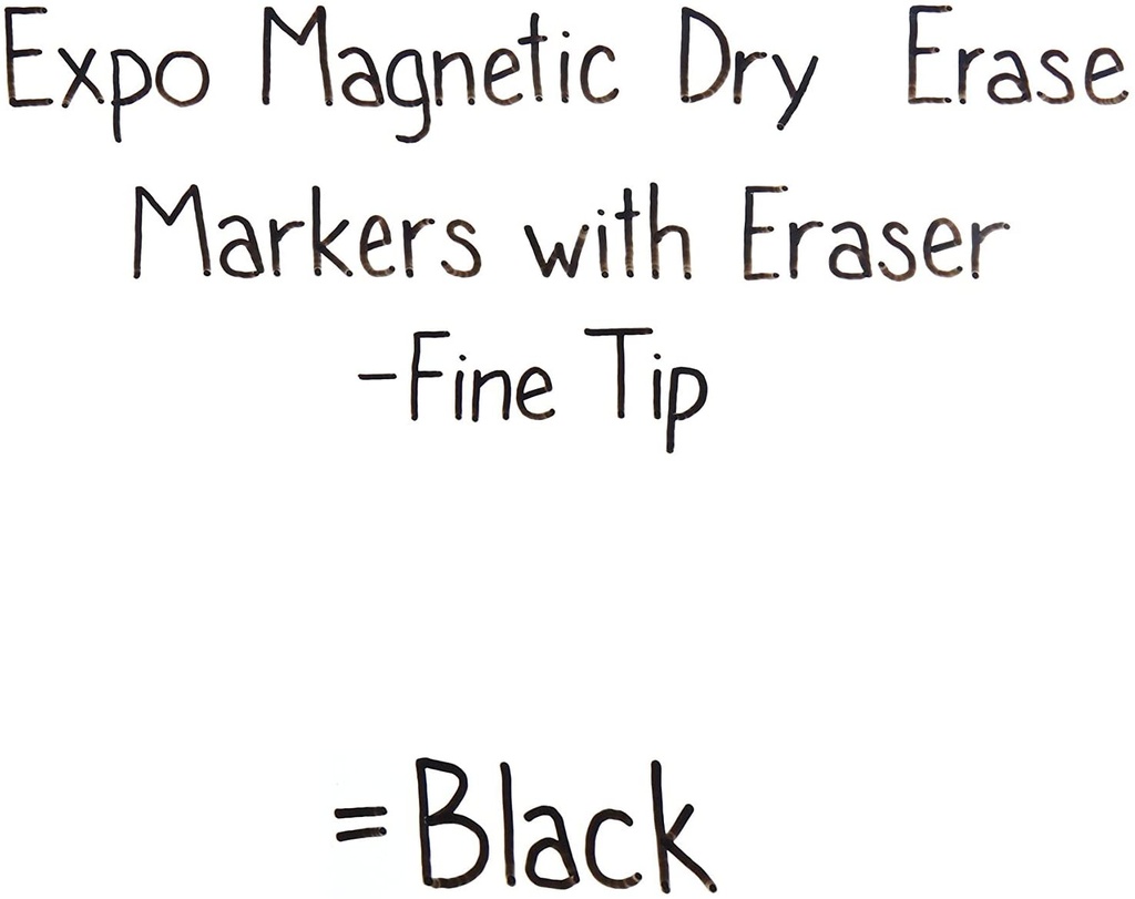 4ct Black Fine Expo Magnetic Dry Erase Markers