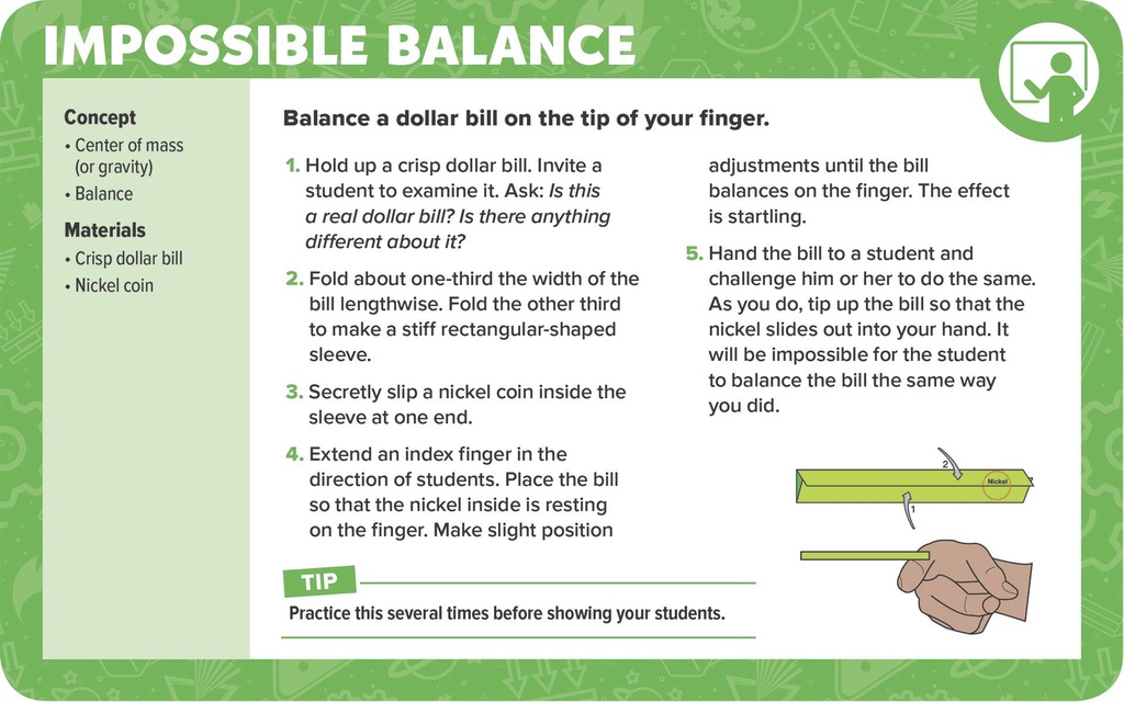 5 Minute Science Activity Cards for Grades 4-6