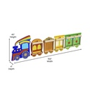 Wooden Train Wall System for Accessory Panels