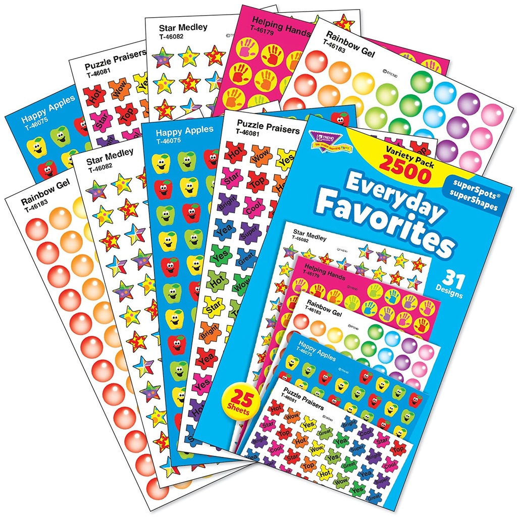 Everyday Favorites Superspot Stickers