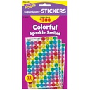 Colorful Sparkle Smiles superSpots Stickers Value Pack