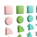 Pastel 256 Shapes for Peg System Activity Board Accessory Panel