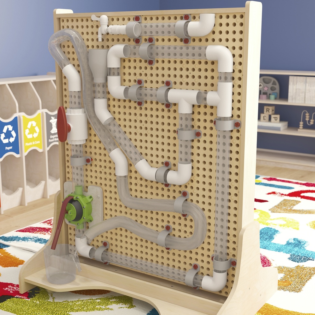 Pipe Builder Set for Peg System Activity Board Accessory Panel
