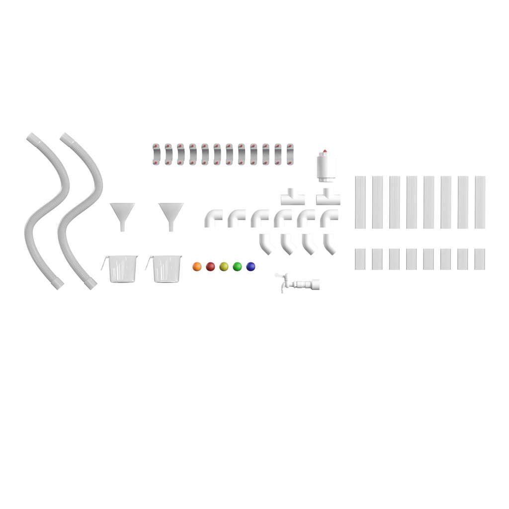 Pipe Builder Set for Peg System Activity Board Accessory Panel