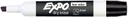 Black Chisel Tip Expo Low Odor Dry Erase Markers