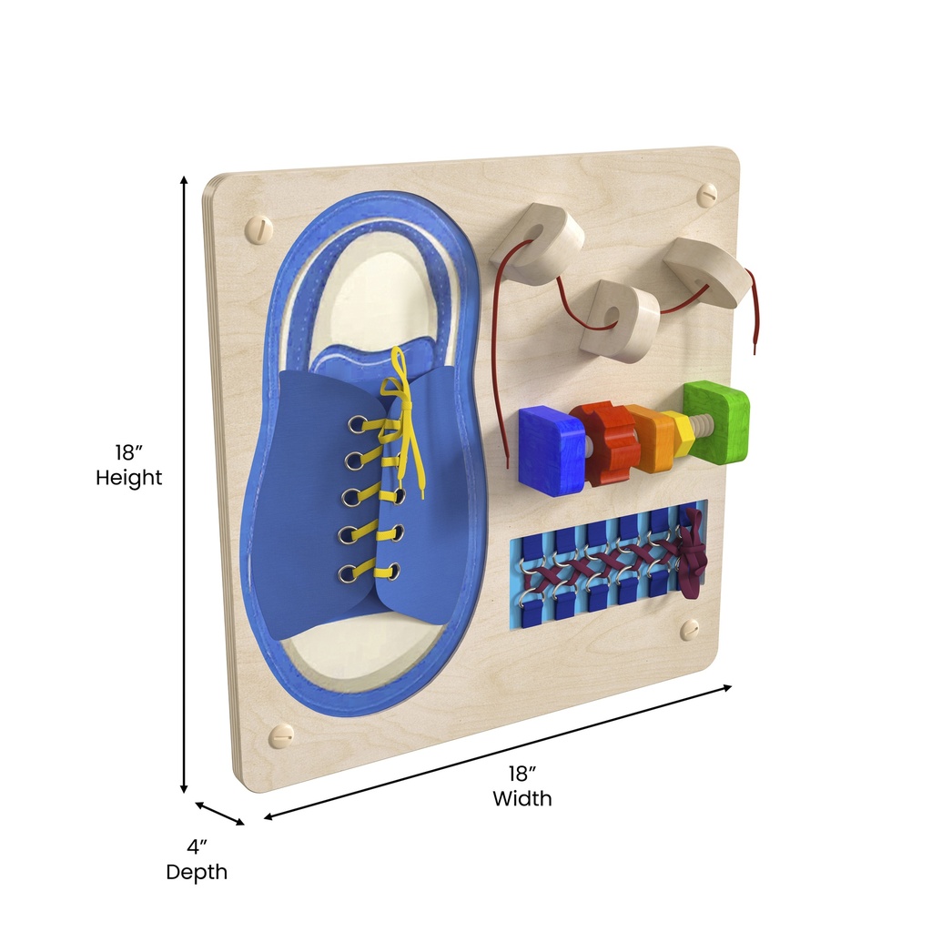 Tie It - Turn It Activity Board Accessory Panel