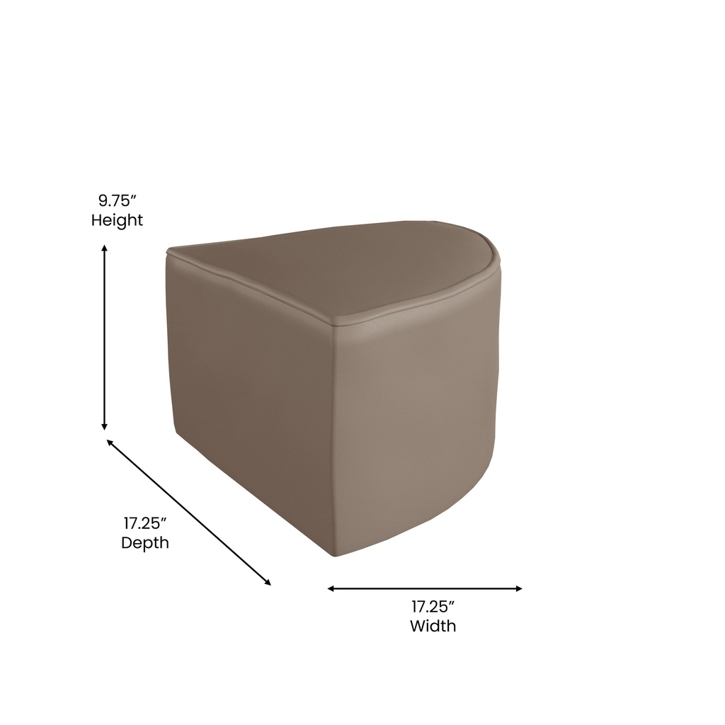 Modular Soft Seating Backless Corner Chair