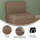 Modular Soft Seating Armless 1 Seater Sofa