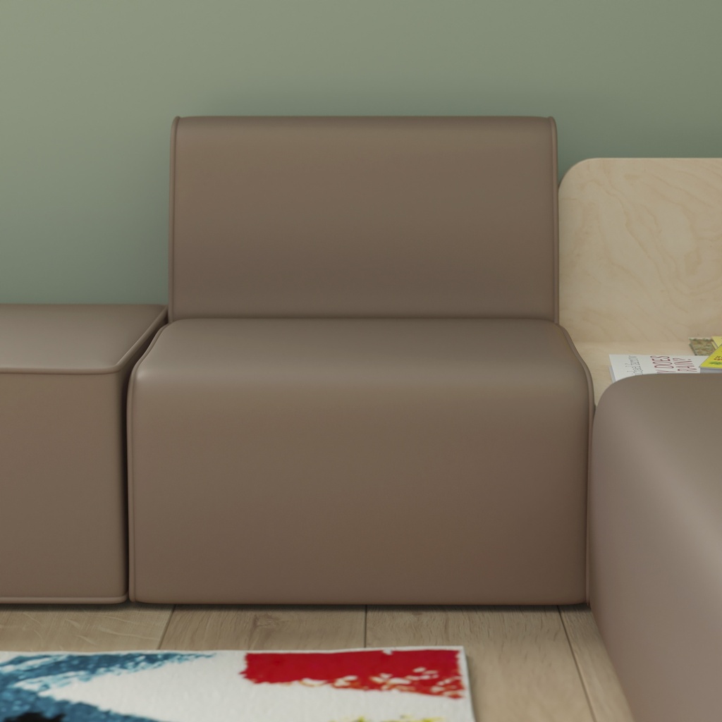 Modular Soft Seating Armless 1 Seater Sofa