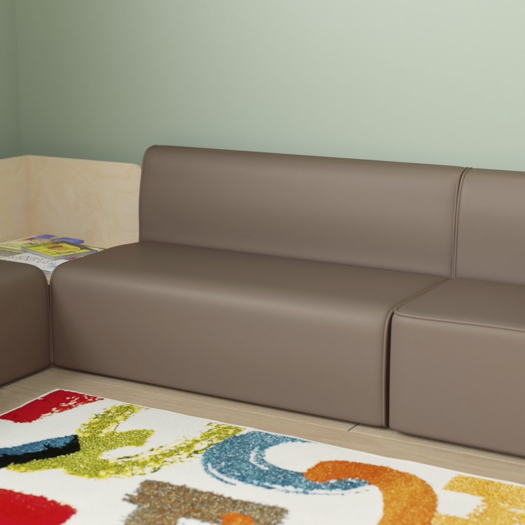 Modular Soft Seating Armless 2 Seater Sofa