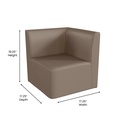 Modular Soft Seating 1 Seater Corner Chair