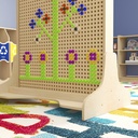 Double Sided Freestanding Peg System Activity Board