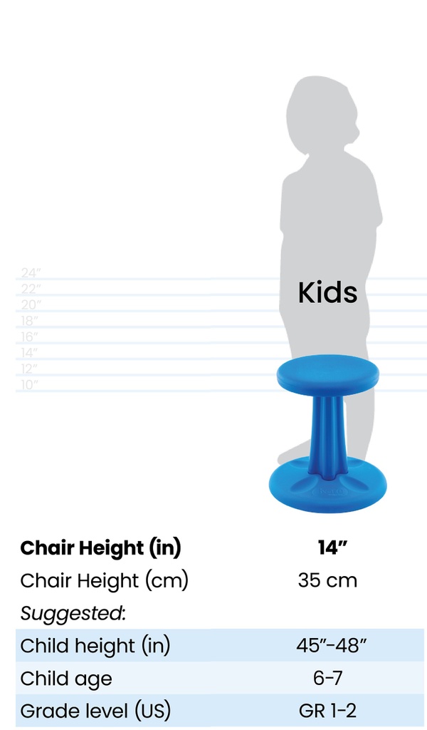 Kids Kore Wobble Chair 14 Inch