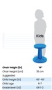 Kids Kore Wobble Chair 14 Inch