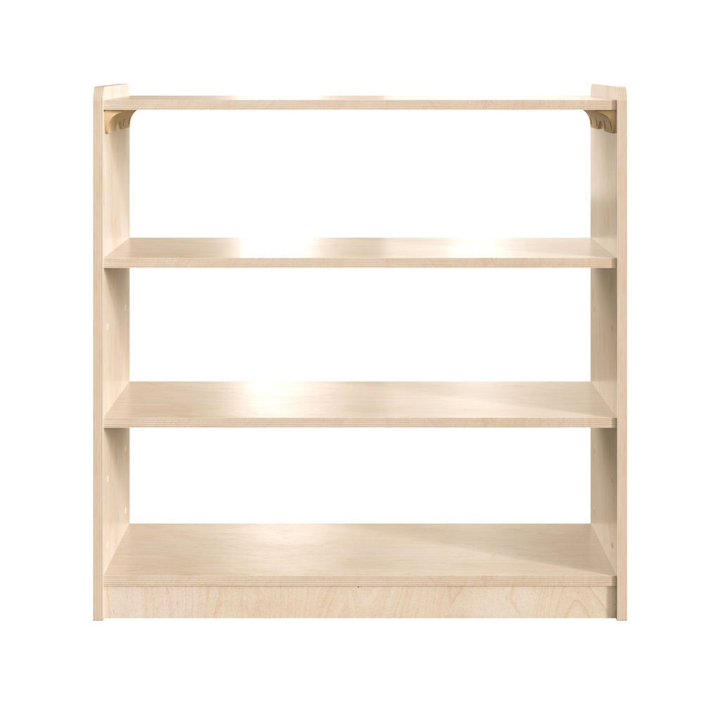 Wooden 3 Shelf Open Storage Unit