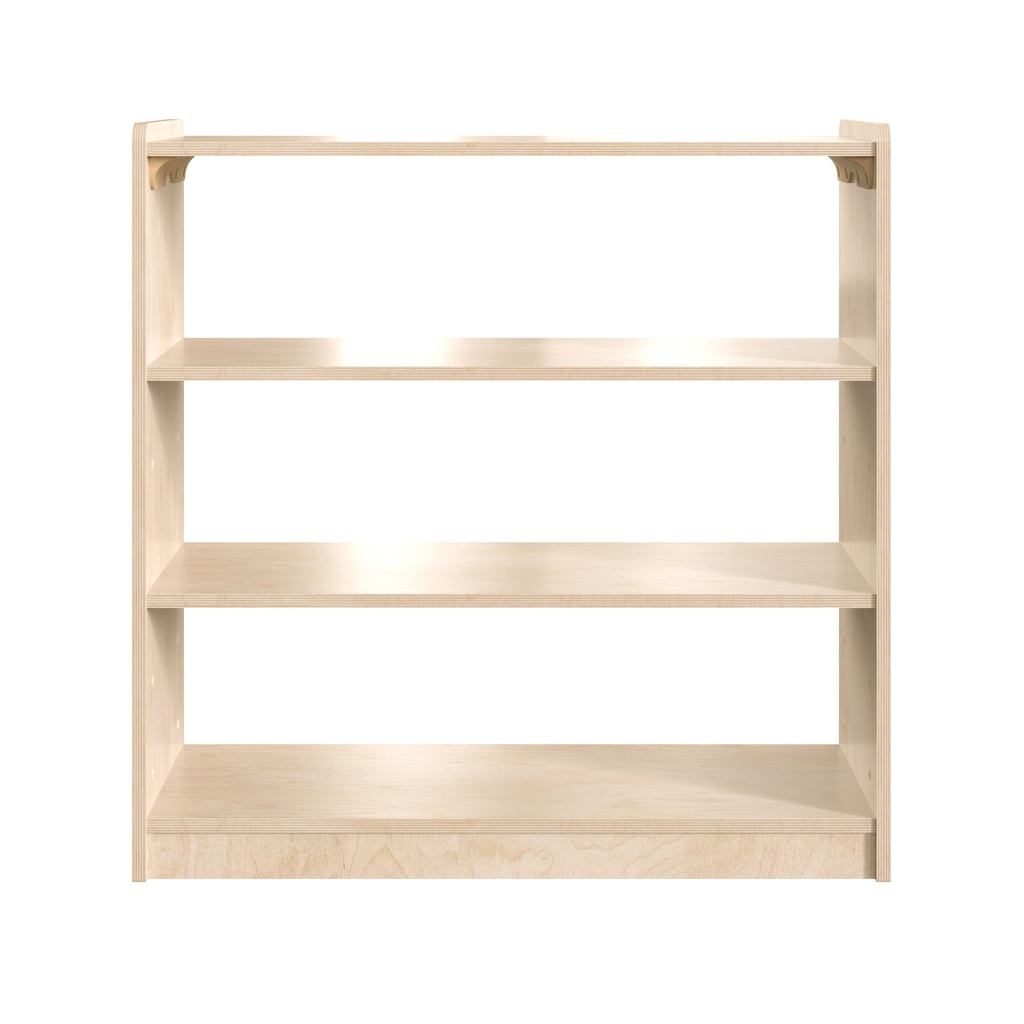 Wooden 3 Shelf Open Storage Unit