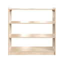 Wooden 3 Shelf Open Storage Unit