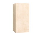 Wooden 2 Tier Corner Storage Unit