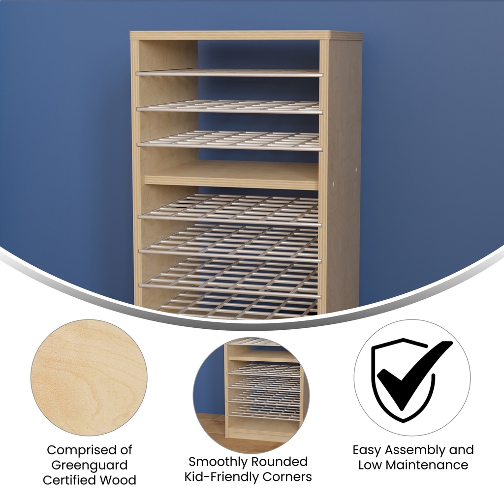 Wooden Multipurpose Storage Shelf