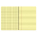 Yellow Dual Ruled Composition Book
