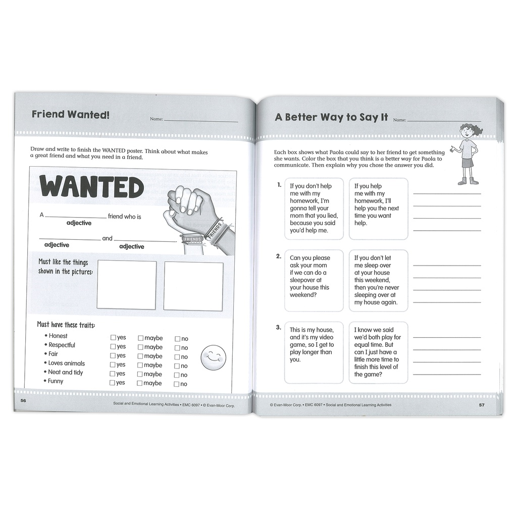 Social and Emotional Learning Activities Grade 3-4