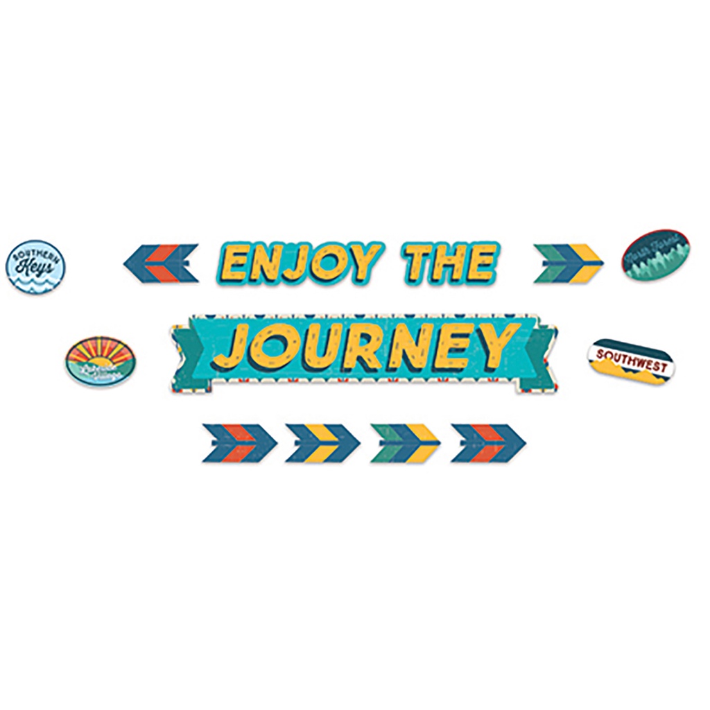 Adventurer Enjoy the Journey Giant Van Bulletin Board Set