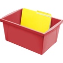 Medium Classroom Storage Bin Red Each