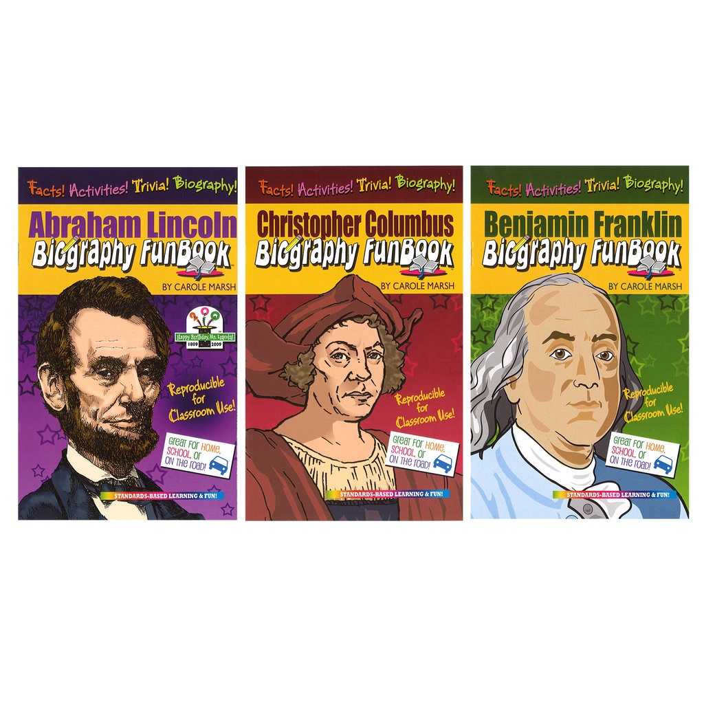 Presidents, Explorers and Inventions Books Set - Set of 13