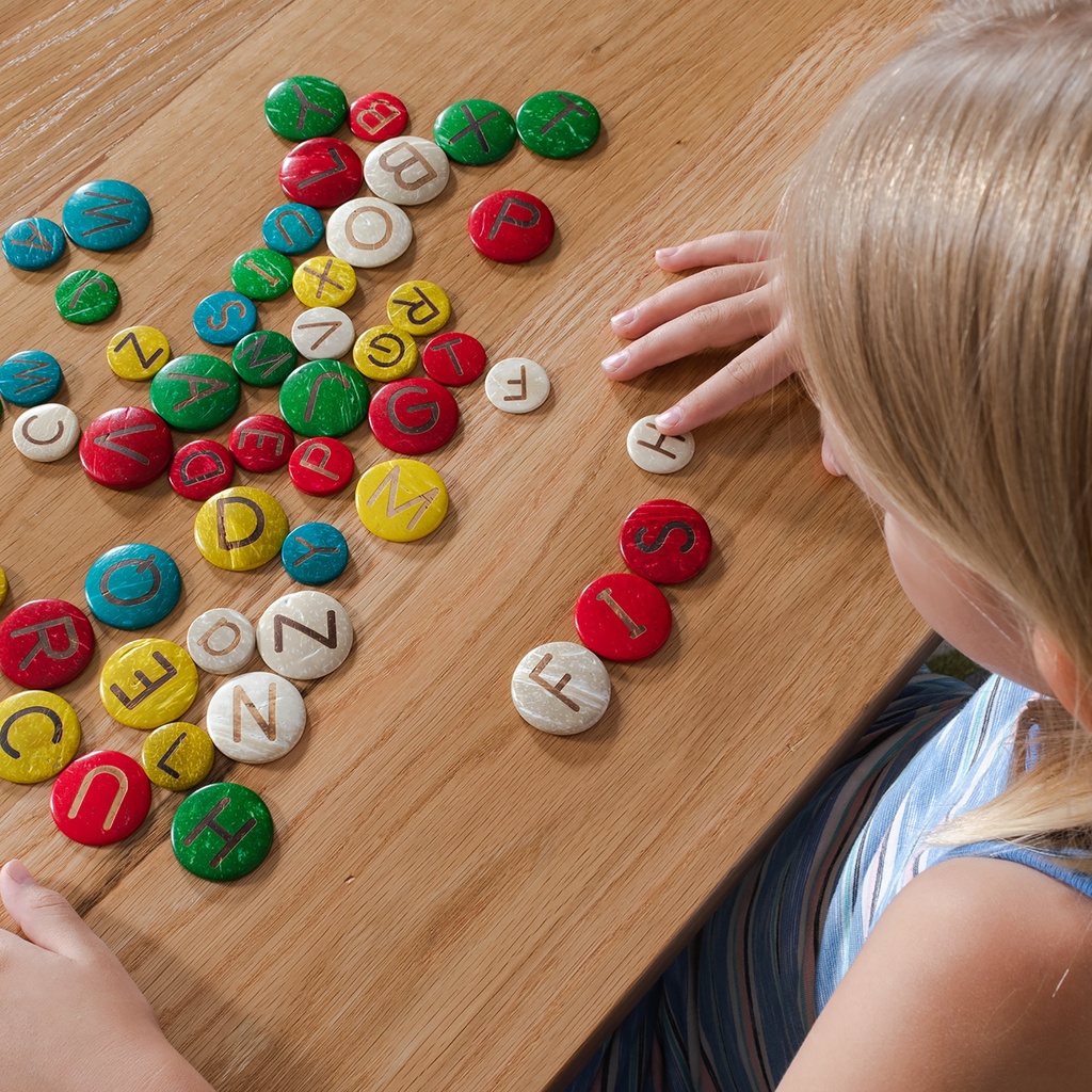 Coconut Letters Uppercase Set of 52