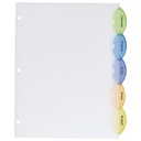 5 Tab Style Edge Insertable Dividers
