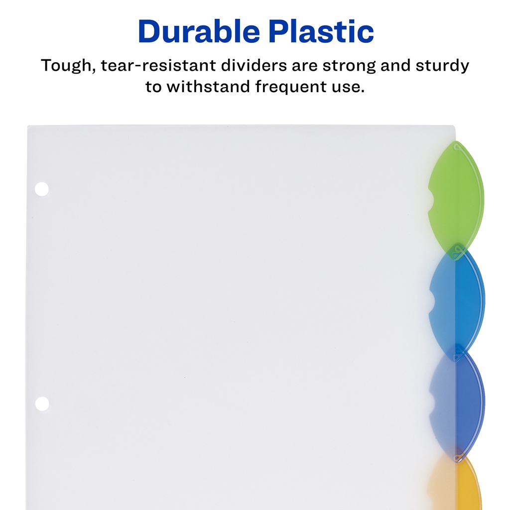 5 Tab Style Edge Insertable Dividers