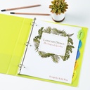 5 Tab Style Edge Insertable Dividers