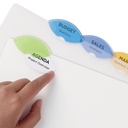5 Tab Style Edge Insertable Dividers