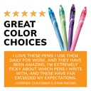 Gel-ocity® Quick Dry Retractable Gel Pens 12 Assorted Fashion Colors