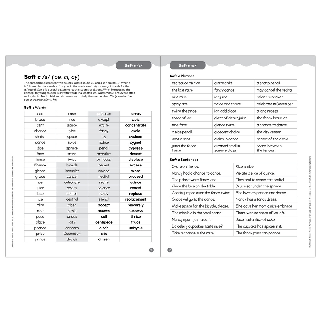 The Ultimate Book Of Phonics Word Lists, Grades 2-3