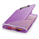 Purple Slim Clipboard with Storage