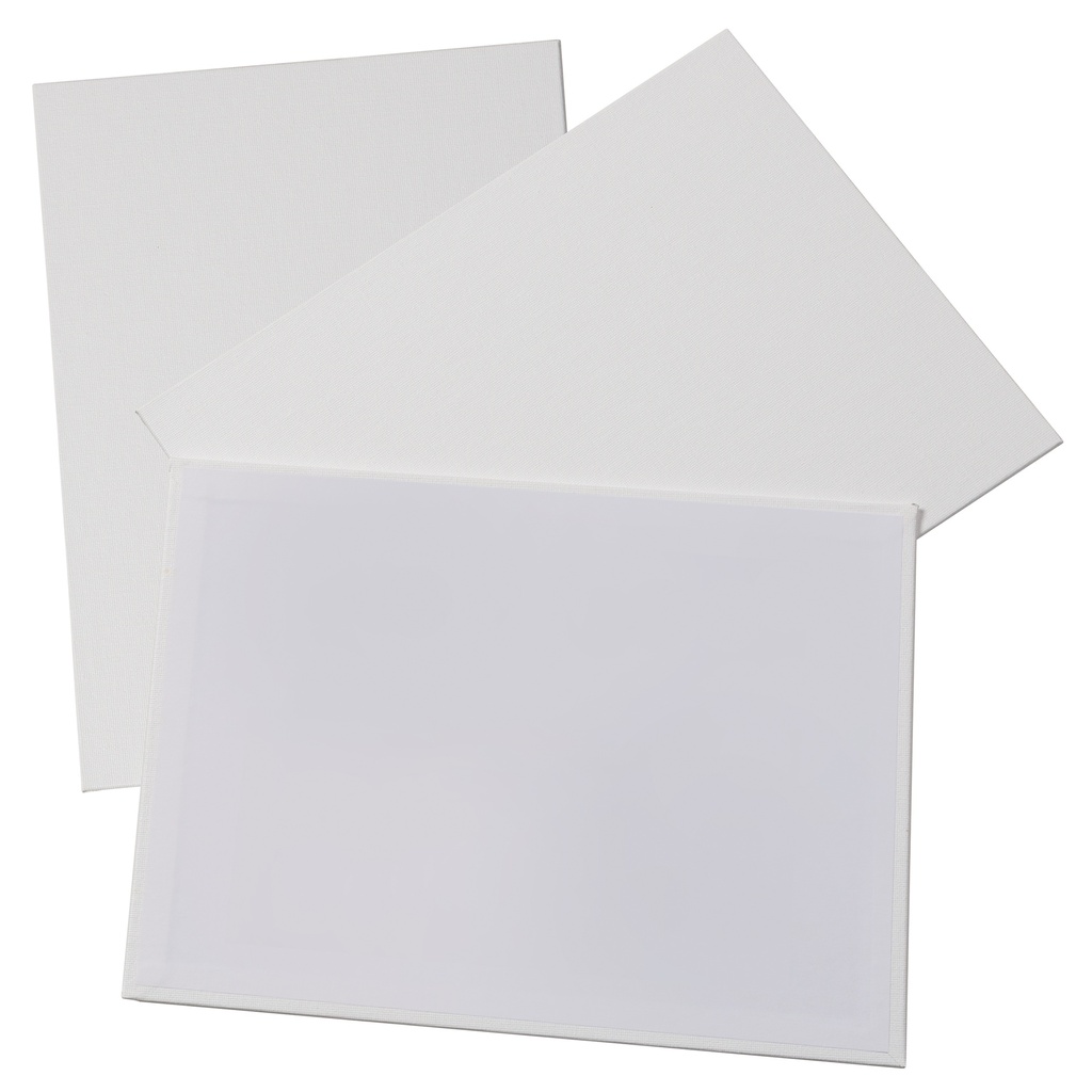 Canvas Panels, White, 9" x 12", 3 Per Pack, 2 Packs