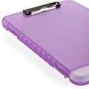 Purple Slim Clipboard with Storage